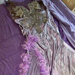 GORGEOUS LILAC PROM DRESS