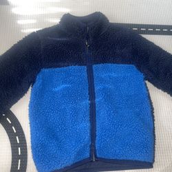 3t Fuzzy Jacket Blue