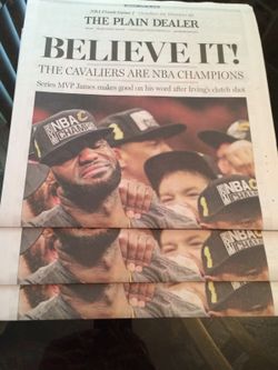 Plain Dealer Monday June 20, 2016
