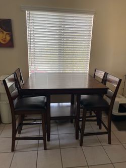 Dark Brown Dining Table