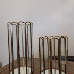 Brass/gold Candle Holders