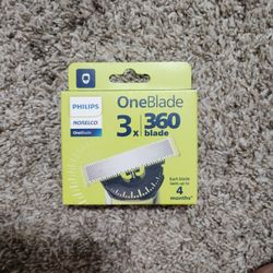 NEW Philips Norelco OneBlade 360 Replacement Blades - 3 Pack