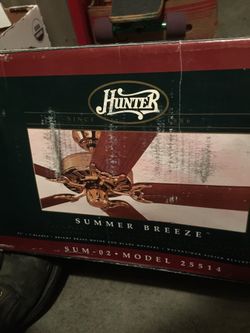 Hunter summer breeze ceiling fan