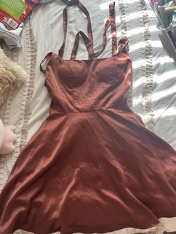 windsor corset satin mini dress