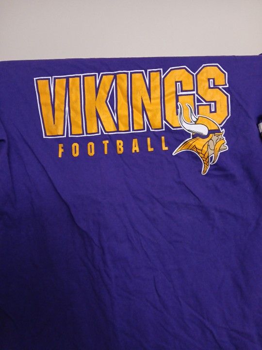 Long SLEEVE XL VIKINGS FOOTBALL
