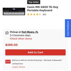 Casio 6600 Piano