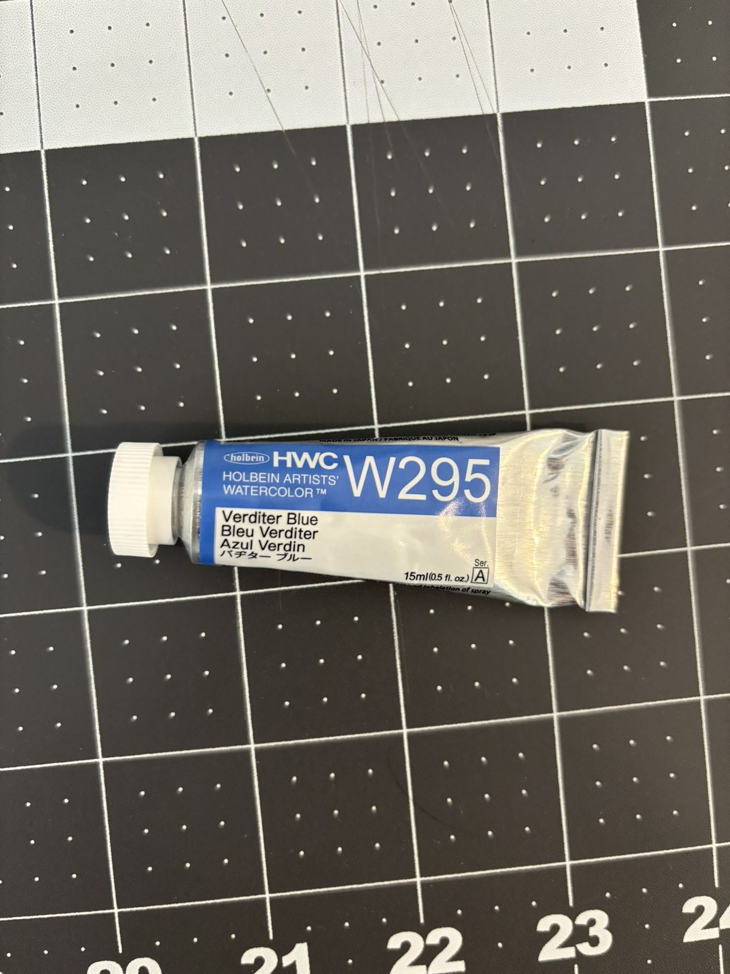 Holbein Verditer Blue 15ml Watercolor Tube