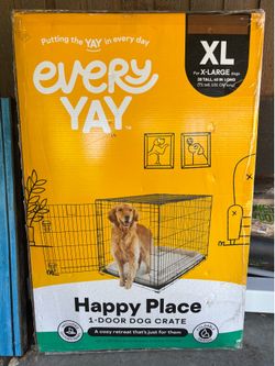 New XL dog crate