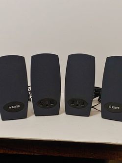 Kinyo amplified speaker system 2 sets