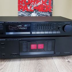 Vintage Kenwood Amp Preamp Component System 150 Watts Per Channel 