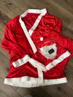 Santa Terrified Horror costume brand new