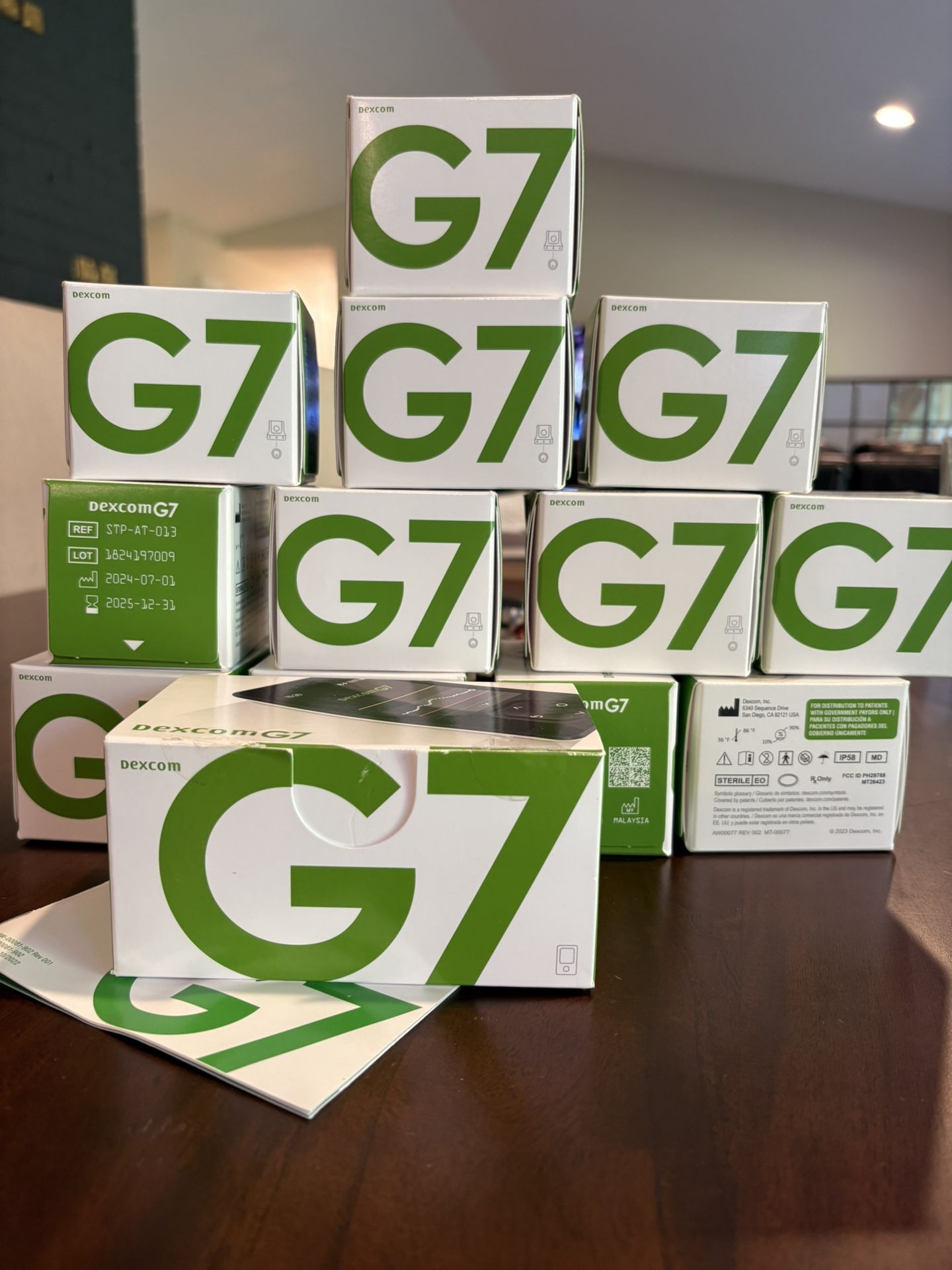 Dexcom G7 Receiver And 12 Sensors! NEW!!