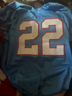 Derrick Henry signed oilers jersey xl