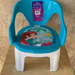 DISNEY PRINCESS LITTLE MERMAID TODDLER CHAIR WITH PADDING