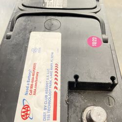 49 C  Automobile/Car BATTERY Practically Brand New  