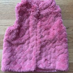 Epic Threads Little Girls Pink Faux Fur Vest - 3T