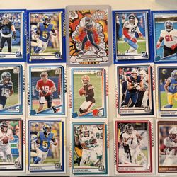 Sale 2025 Football Card Lot (15) Inserts RC Bomb Squad Jalen Milroe See Pics 🔥