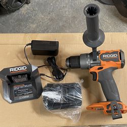 Ridgid Brushless Hammer Drill with Brand New Battery and Charger