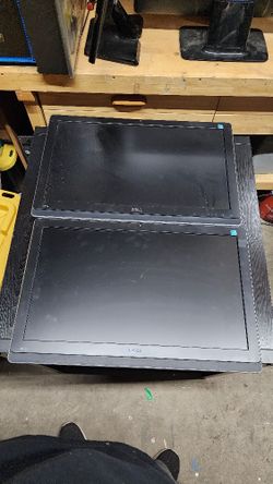 2 Dell ALL-IN-ONE PC "$40" Monitors & Monitor Stand!