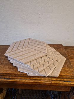 Set of 6 Hexagon Acoustic Panels