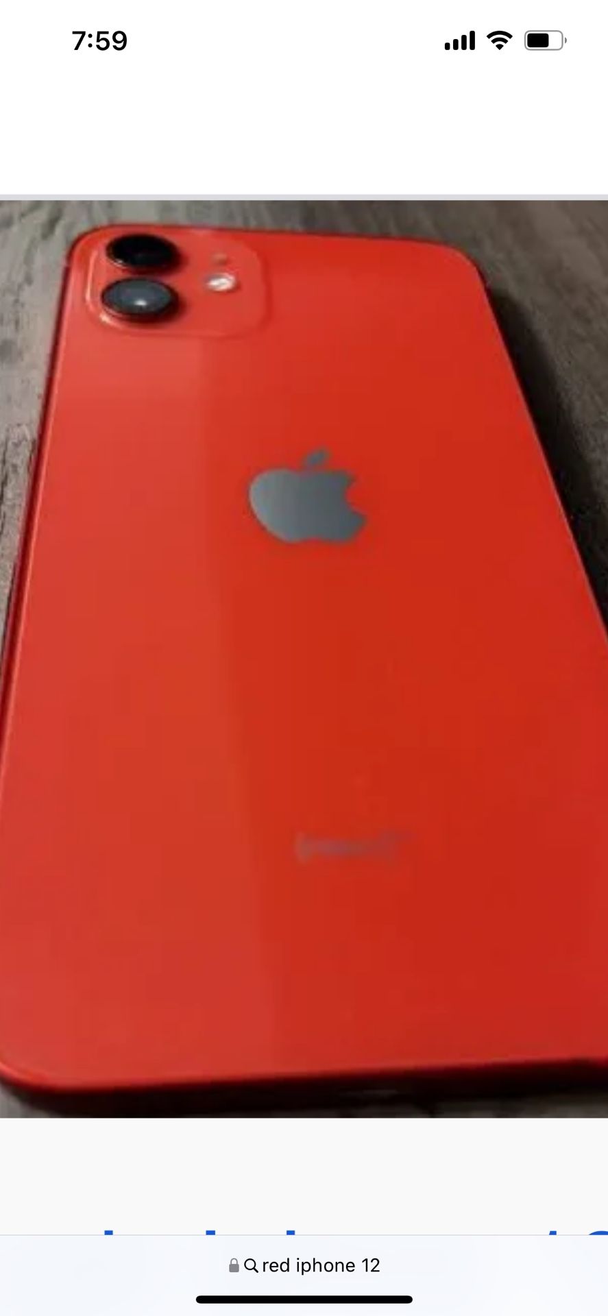 Red iPhone 12 Broken Motherboard