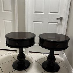 Set Of 2 Wood Side Tables From Fairmont Design 