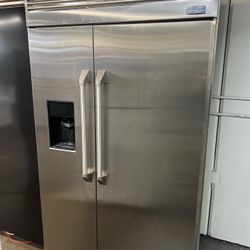Ge Monogram 48”Wide Built In Stainless Steel Side By Side