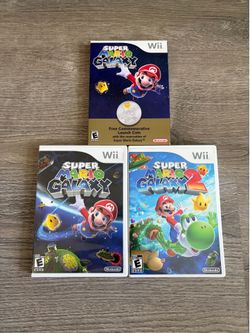Super Mario Galaxy Nintendo Wii Games Bundle