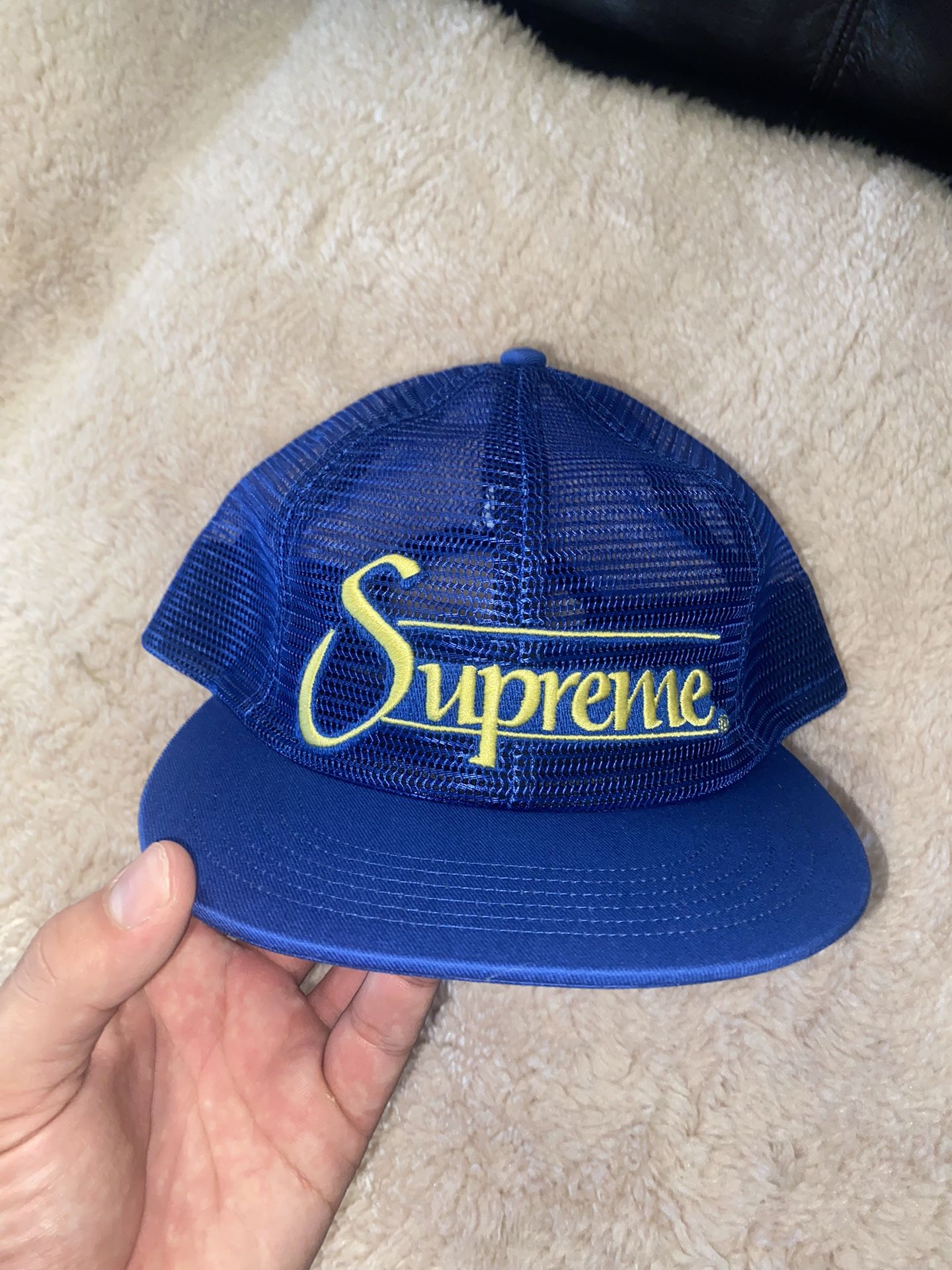 Supreme Mesh Hat (Blue)
