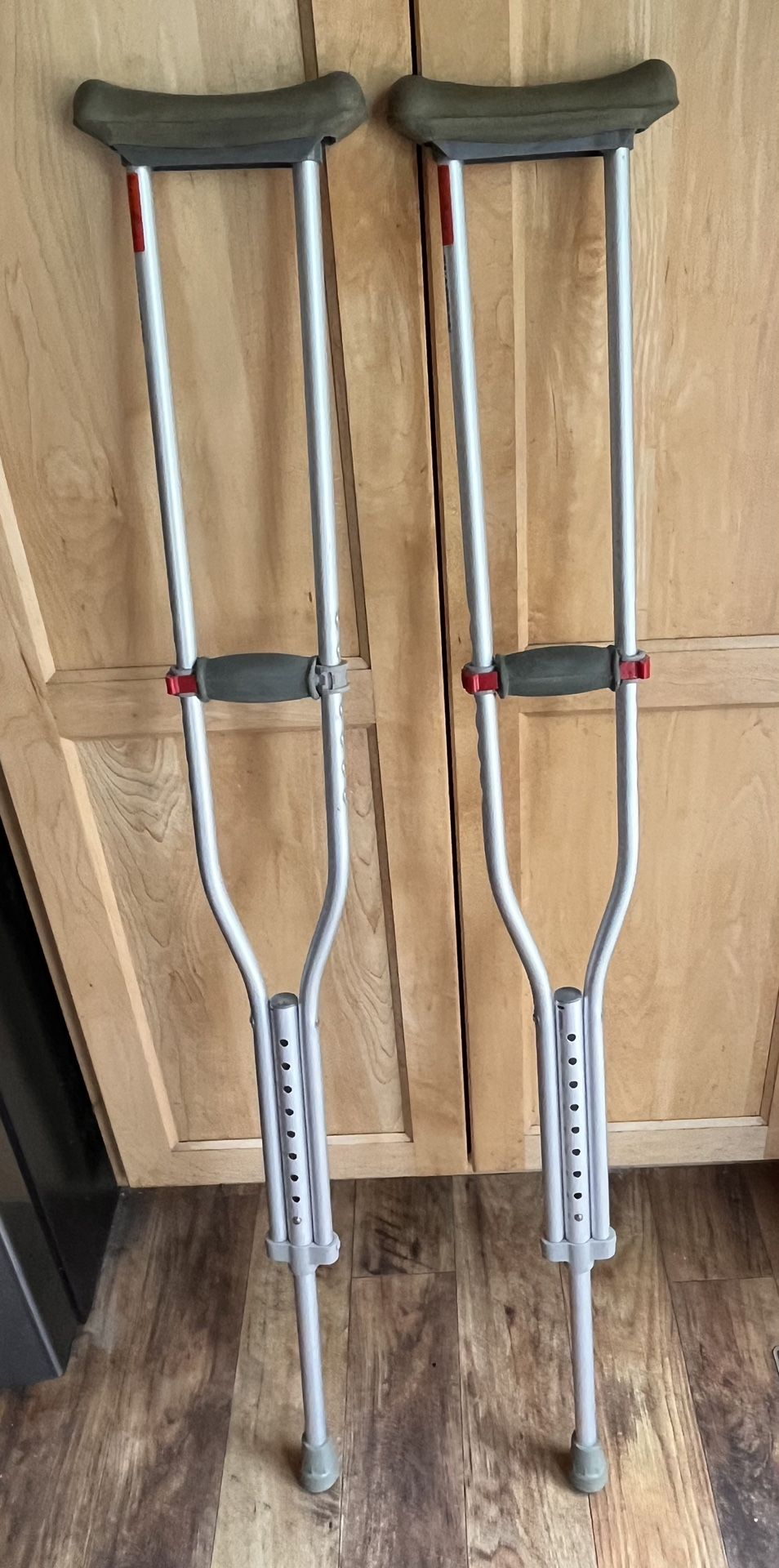 Pair of Guardian Adjustable Crutches