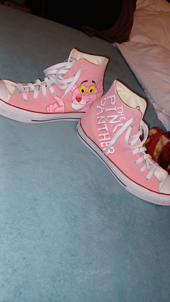 Pink Panther Shoes Converse Chuck Taylor