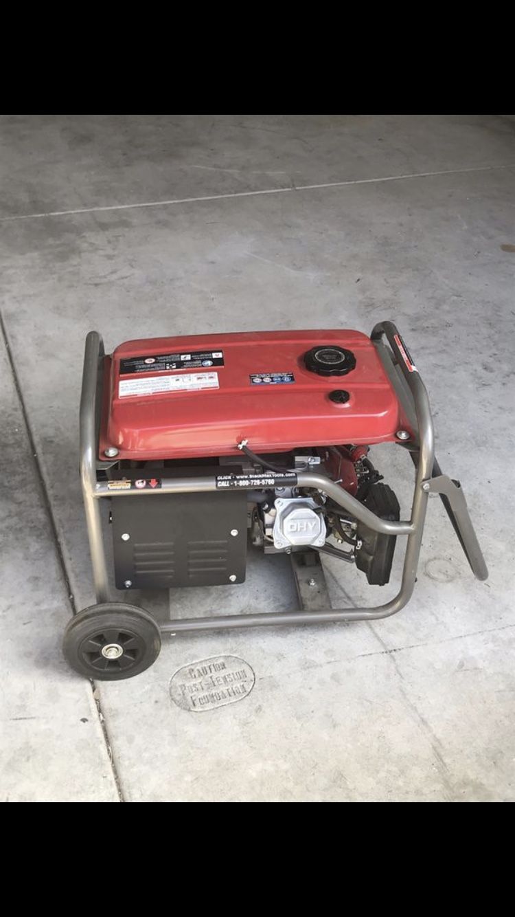 Black Max 3550/4550 generator for Sale in Chula Vista, CA OfferUp