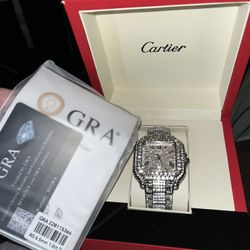Cartier BUST DOWN iced Watch (GRA Certificate)