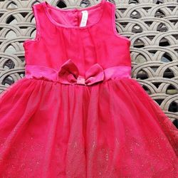Red Girl Valentine Dress 6t 