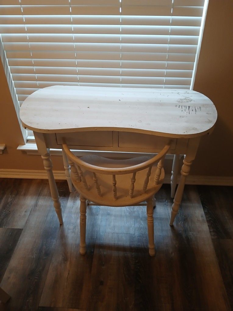 Antique Chair And Vanity