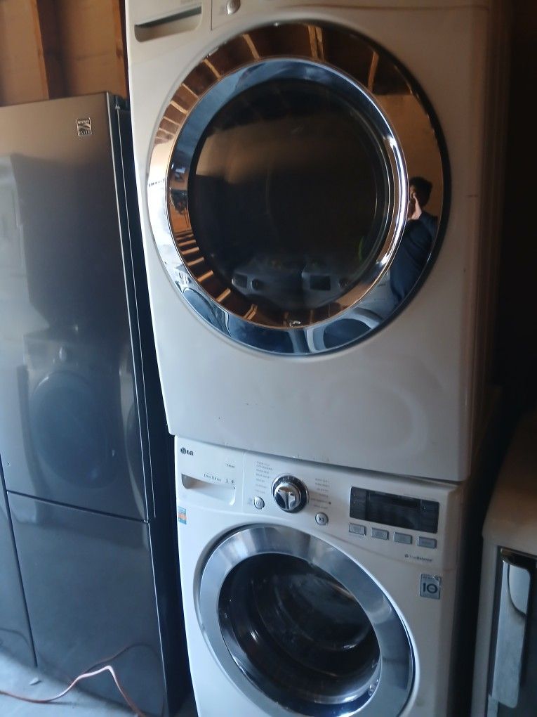 Lg Lavadora Y Secadora Eléctrica 