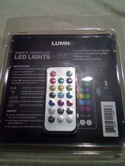 Lumin8 color changing puck led lights NEW (North Arlington)(READ BEFORE MESSAGE)