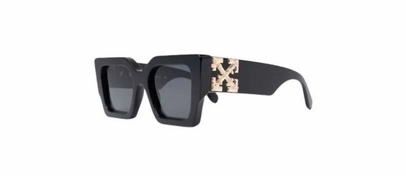 Off-White Catalina Rectangular Frame Sunglasses Unisex Close To New