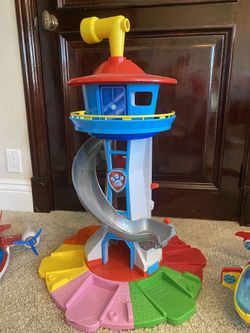 Paw Patrol Lookout + Paw Patroller Plane + Boat And Much More