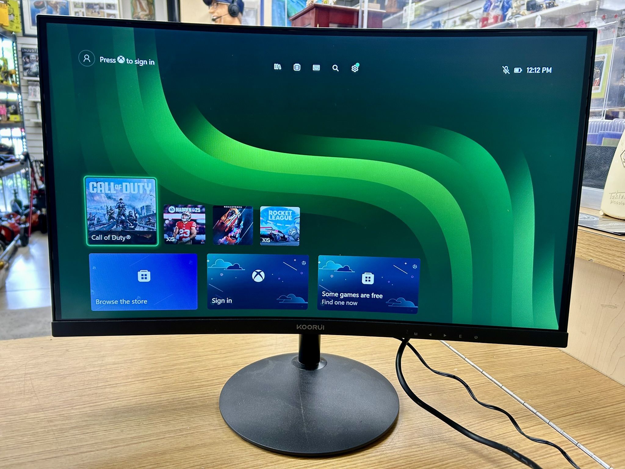 KOORUI 24 inch Curved Monitor, Full HD 1080P Curved Computer Monitor, 1500R Screen, HDMI VGA, Tilt Adjustment, LCD Display