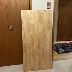 Engineered Birch Butcher Block Counter/Desk