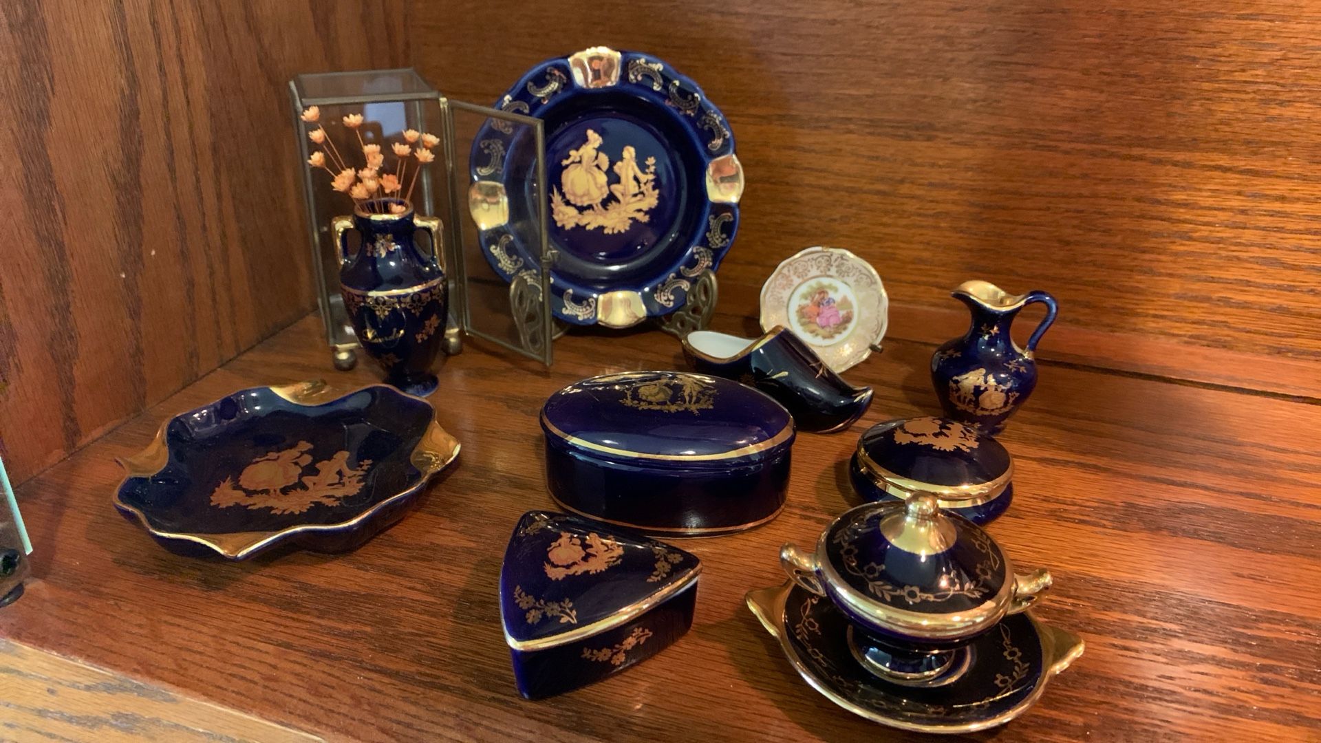 French Porcelain Figurine Set Limoges