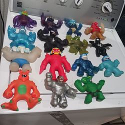 15   Héroes of Goo jit zu X ray action figures,  set collection   Good Condition .