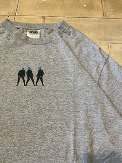 Vintage blue man group gray graphic tee size large