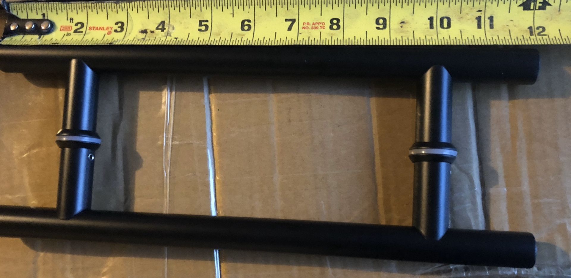 Handle for glass shower door