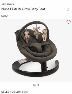 Nuna LEAF Grow Baby Seat – Forest