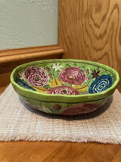 Decorative Ceramic Hand Painted Bowl