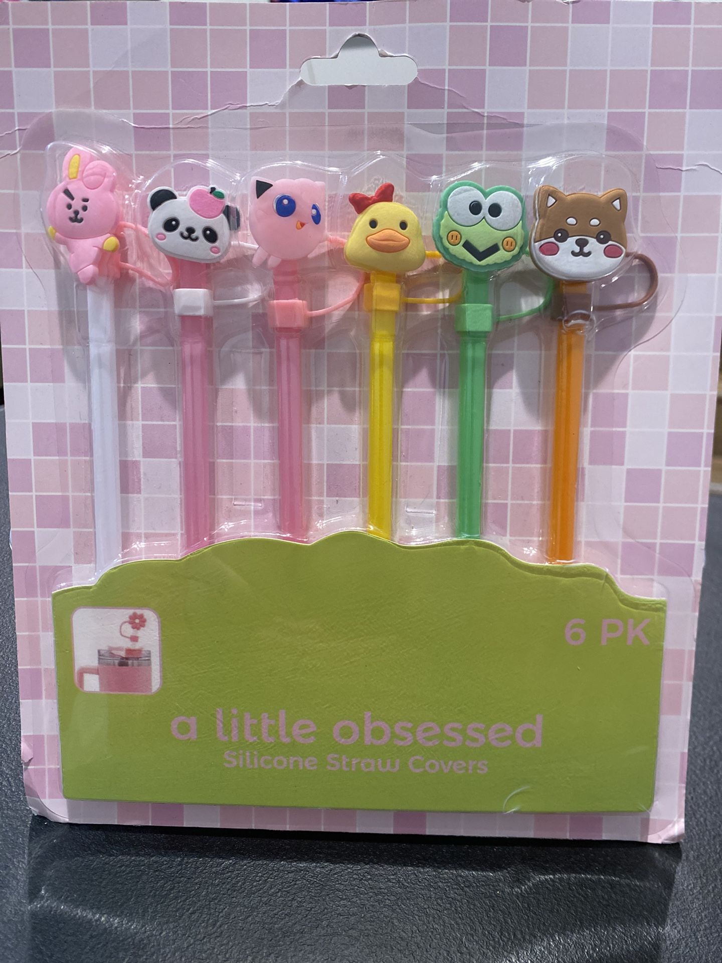 A Little Obsessed Straw Cover