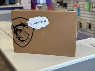 MSI GF63 Thin 15.6 FHD Gaming Laptop- Pay $1 DOWN AVAILABLE - NO CREDIT NEEDED