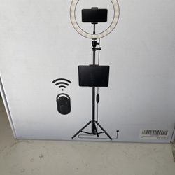 Ring Light With Tablet Tripod Stand